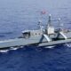 220728-N-DF558-1750 PACIFIC OCEAN (July 28, 2022) Medium displacement unmanned surface vessel Sea Hunter sails in formation during Rim of the Pacific (RIMPAC) 2022, July 28. Twenty-six nations, 38 ships, three submarines, more than 30 unmanned systems, approximately 170 aircraft and 25,000 personnel are participating in RIMPAC from June 29 to Aug. 4 in and around the Hawaiian Islands and Southern California. The world’s largest international maritime exercise, RIMPAC provides a unique training opportunity while fostering and sustaining cooperative relationships among participants critical to ensuring the safety of sea lanes and security on the world’s oceans. RIMPAC 2022 is the 28th exercise in the series that began in 1971. (U.S. Navy photo by Mass Communication Specialist 3rd Class Aleksandr Freutel)