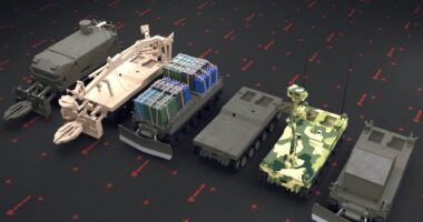DOK-ING unmanned ground vehicles. Photo: Rheinmetall