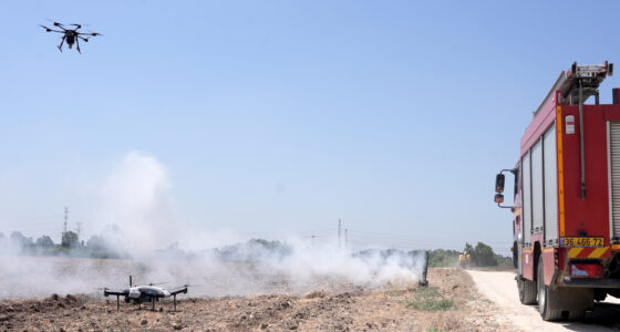 APUS 25 vertical takeoff and landing drone. Photo: Israel Aerospace Industries