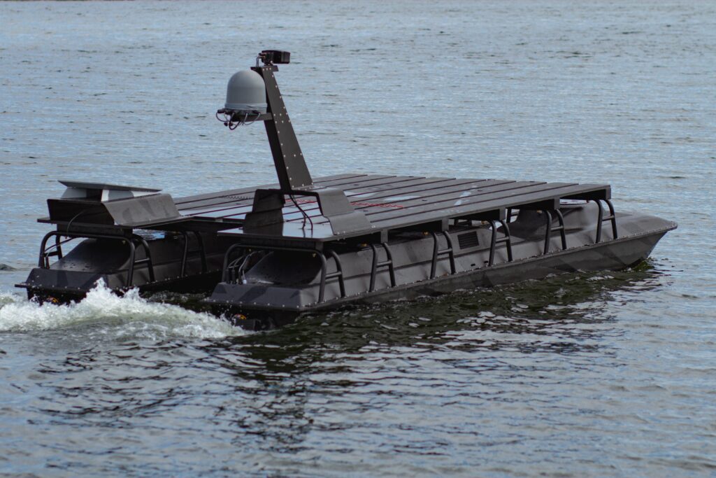 The RAY unmanned surface vessel. Photo: NEWT21