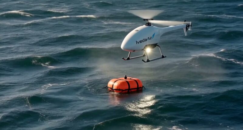 The IvedaAir GX10-F100 helicopter drone