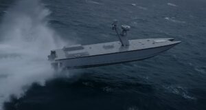 Devil Ray catamaran-type unmanned surface vessel