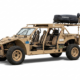 Cipher counter-unmanned aerial system mounted on a vehicle